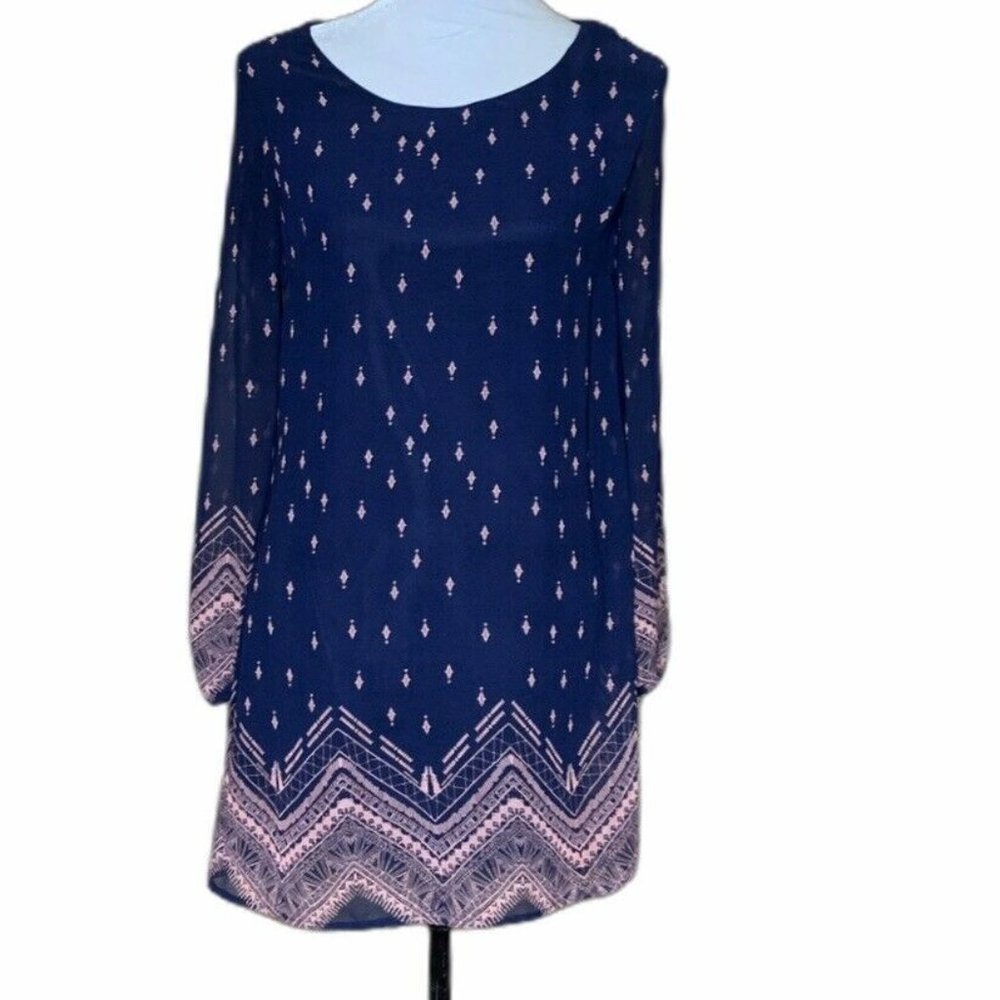 JOLT Womens M Cold Shoulder Split Sleeves Dress